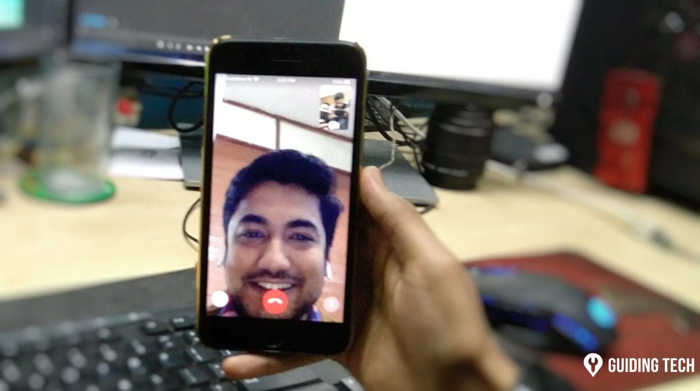 Apple Face Time Call At Guiding Tech