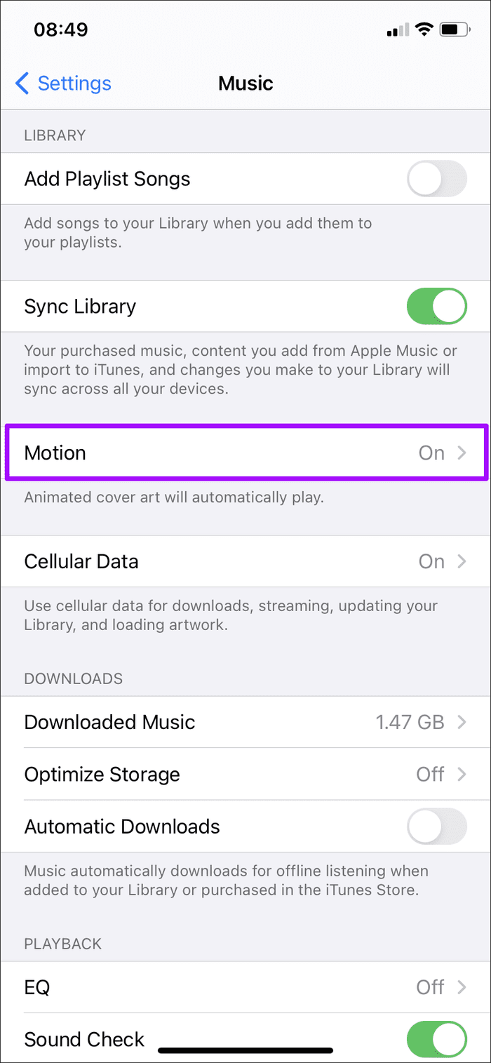 Apple Music Disable Enable Autoplay 8