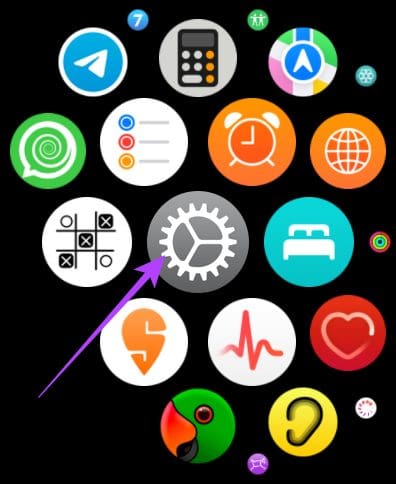 Launch the settings app