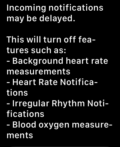details of low power mode