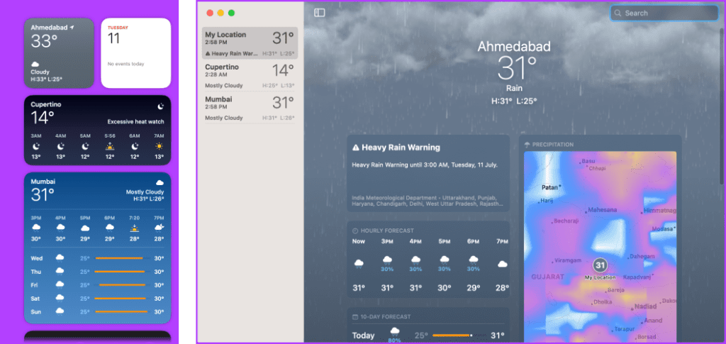 Apple Weather App for Mac Great Free Option