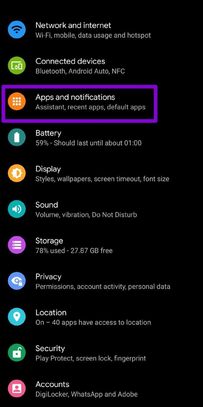 Apps and Notifications