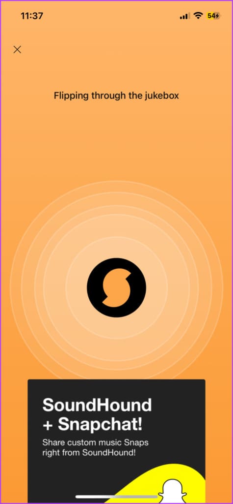 Let SoundHound search its library for the song you hummed