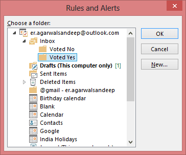 Associate Folder Rule
