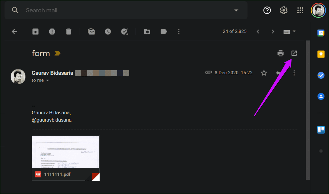 Attach Emails in Gmail Email on Web and Mobile 10