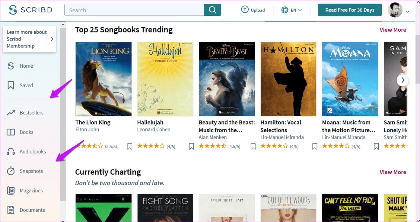 Audible vs Scribd 2