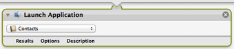 Automator Action Dragged