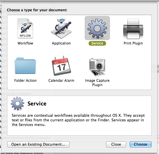 Automator Service