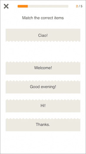 Babbel Questions Choices