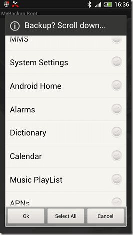 Backup Android Homescreen 3