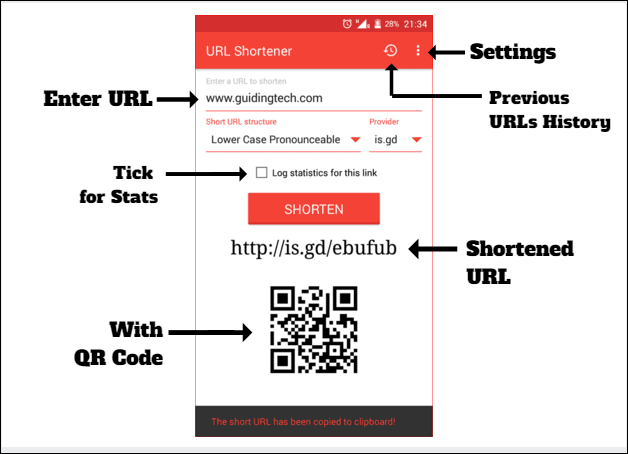 Basic Options Url S