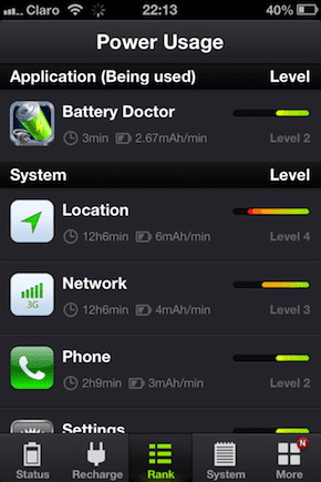 Battery Dr Power Usage 11