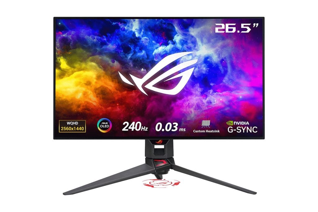 Best 1440p 240Hz Monitors ASUS ROG Swift PG27AQDM