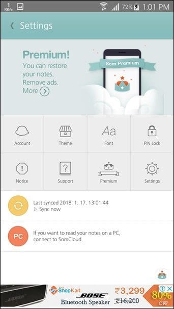 Best Android Notes Apps With Folders Somnote 4