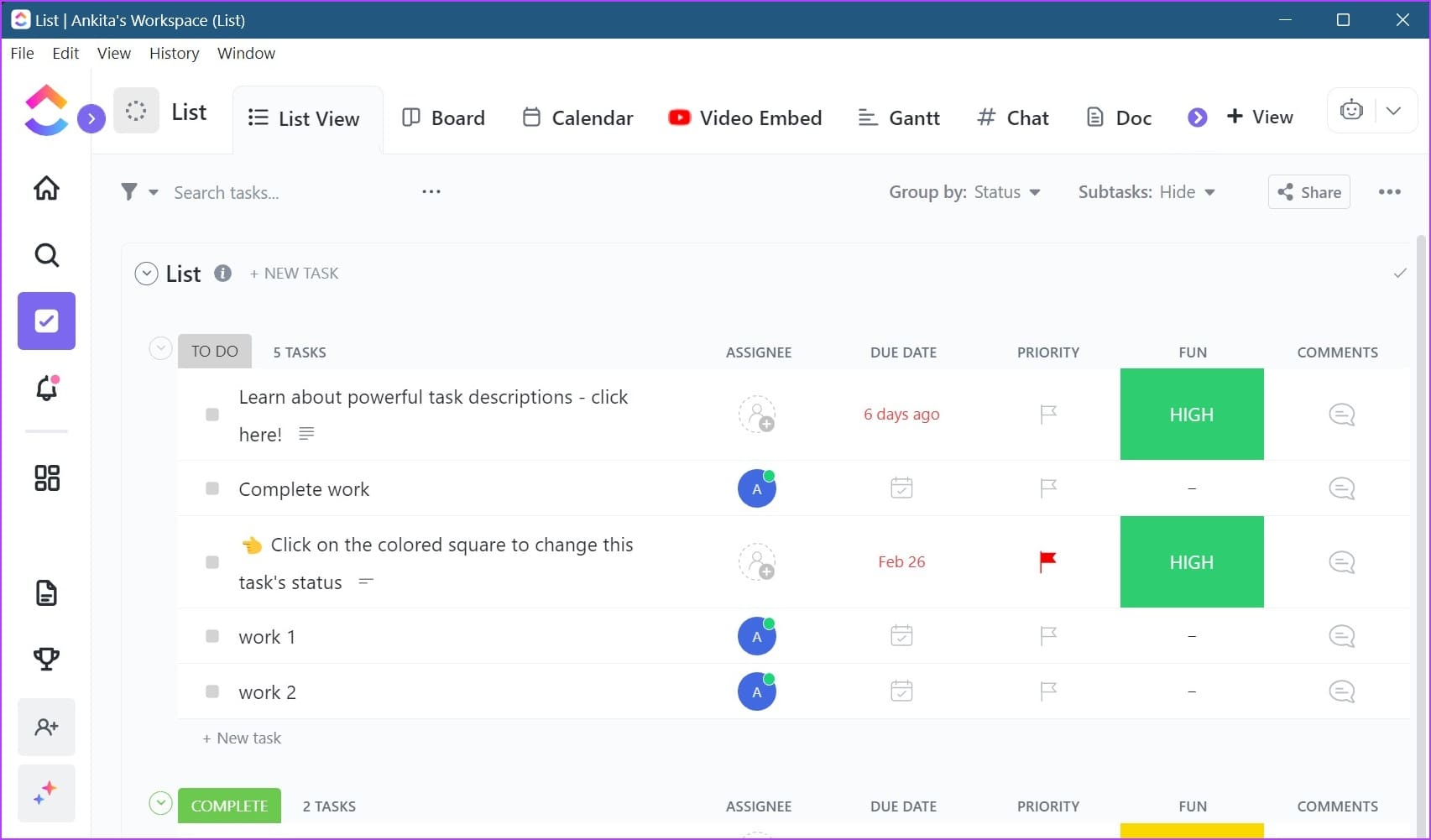 ClickUp - Best Calendar App for Business