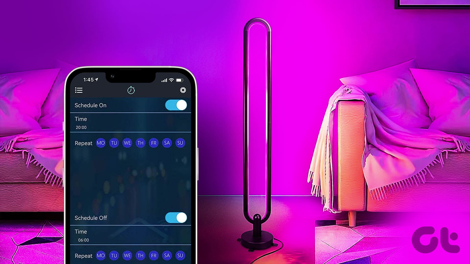 best RGB corner floor lamp