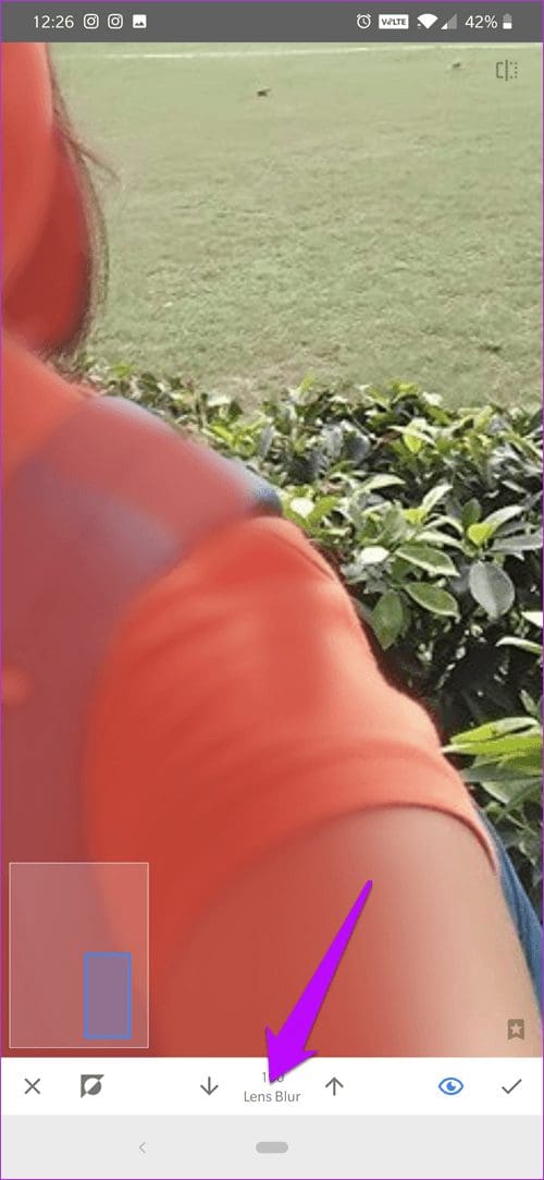 Blur Backgrounds Using Snapseed 8