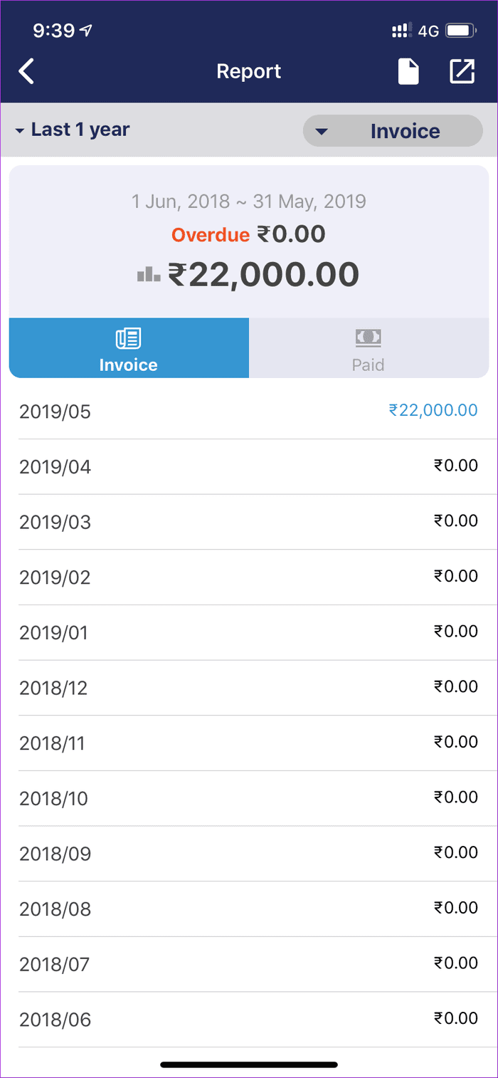 Bookipi Invoice