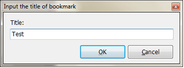 Bookmark Title