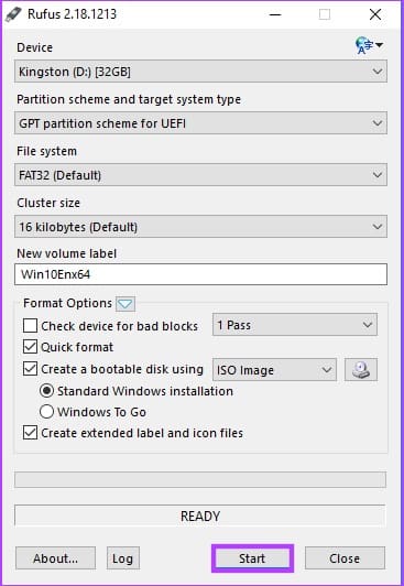 Bootable Rufus
