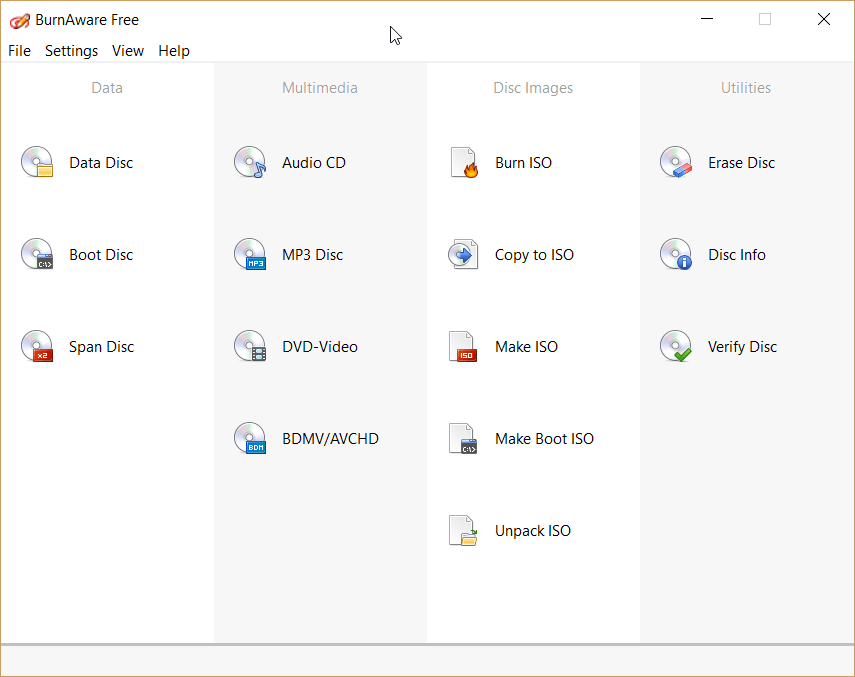Burnaware Data Disk Burn