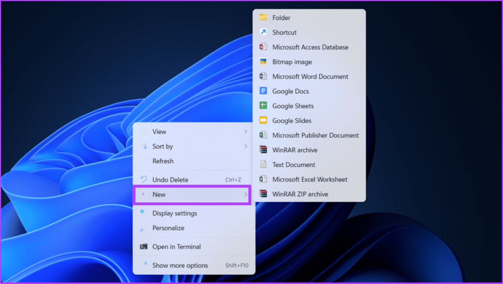 CMD Shortcut Selection