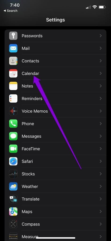 Calendar App