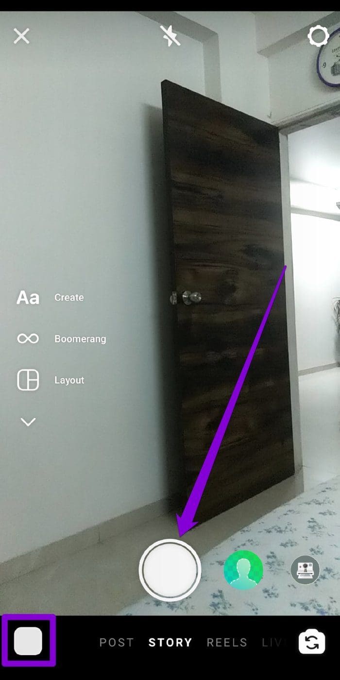 Capture a Story on Instagram