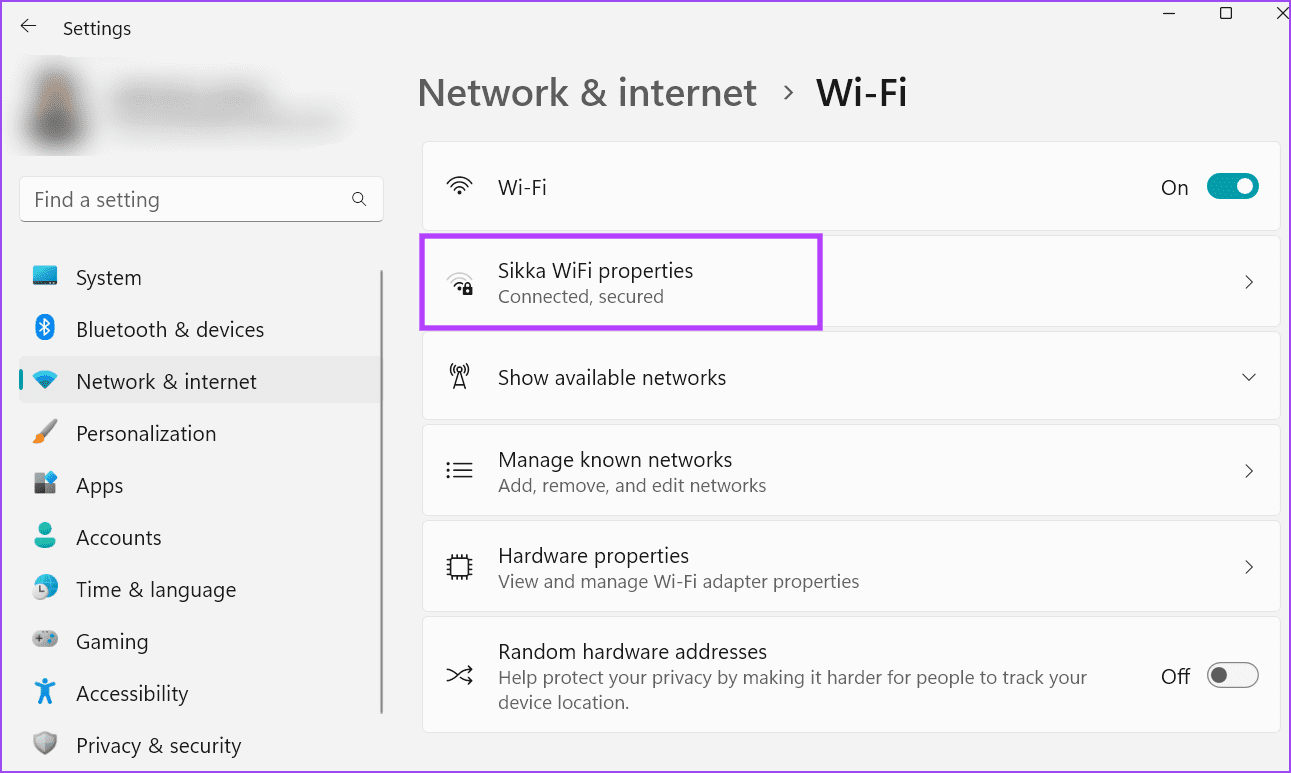 Change Network Connection Type