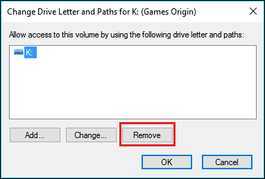 Change Drive Letter