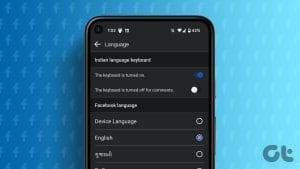 change Facebook language back to English