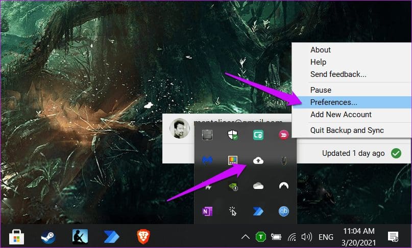 Changing Google Drive Folder Location in Windows 10 1