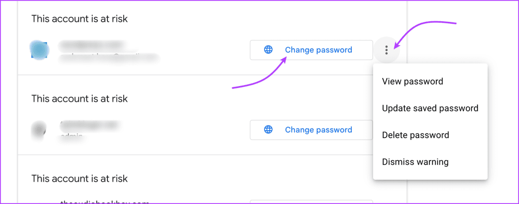 Click Change Password