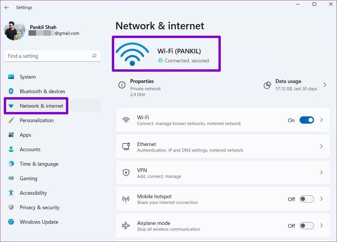 Check Internet Connection