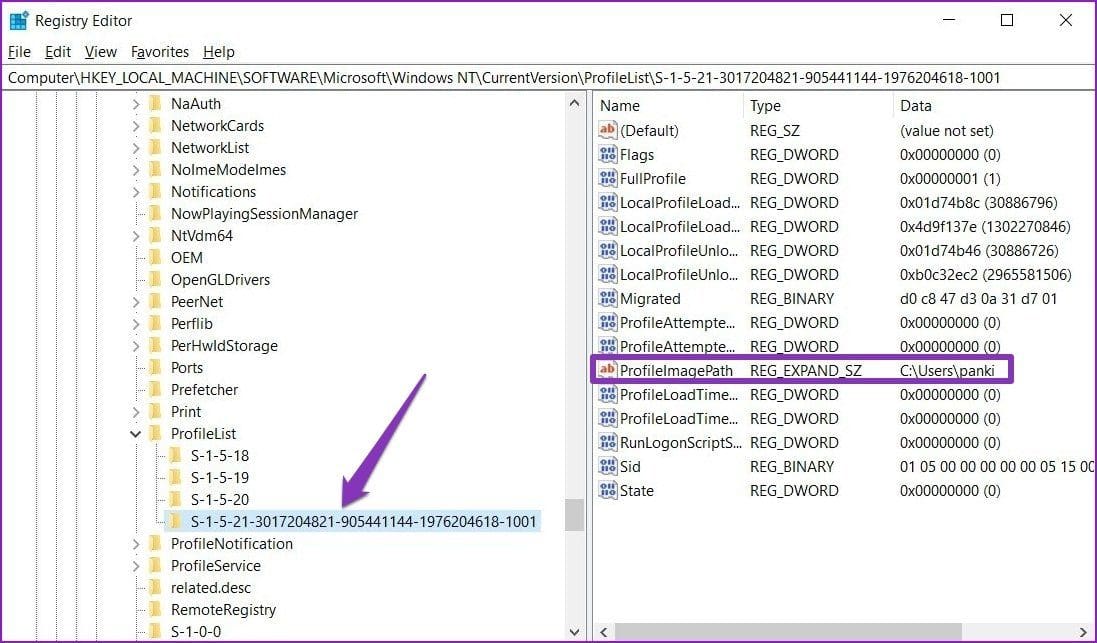 Check Profile Image Path