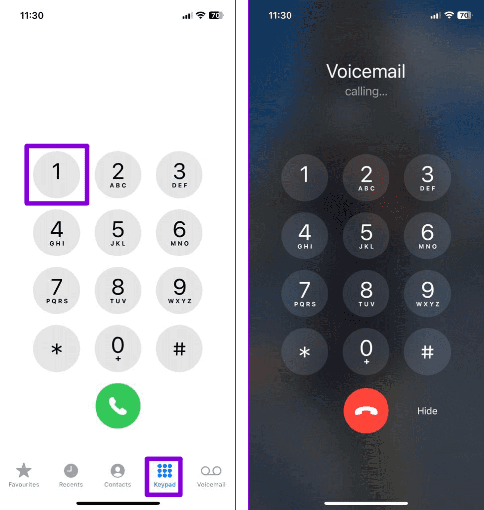 Check Voicemail on iPhone