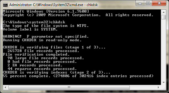 Checking Cmd Prompt