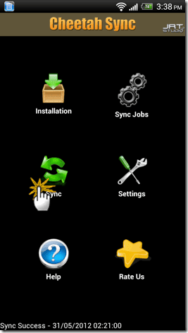 Cheetah Sync For Android 8