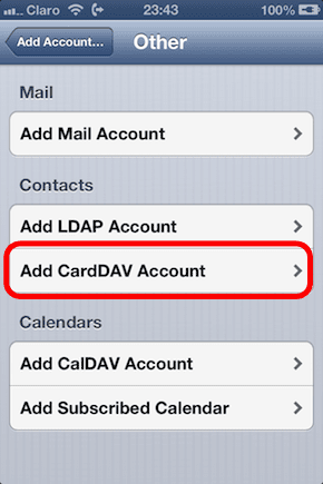 Choose Card Dav