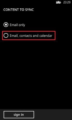Choose Content Sync