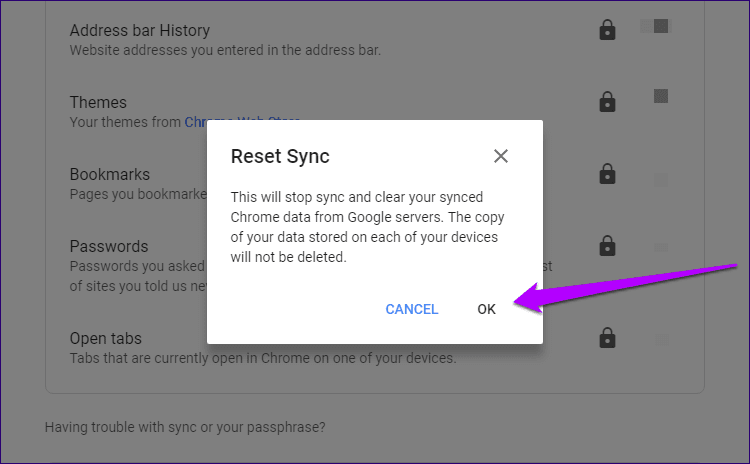 Chrome Asking For Sync Passphrase Fix 5