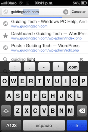 Chrome Autofill Omnibar