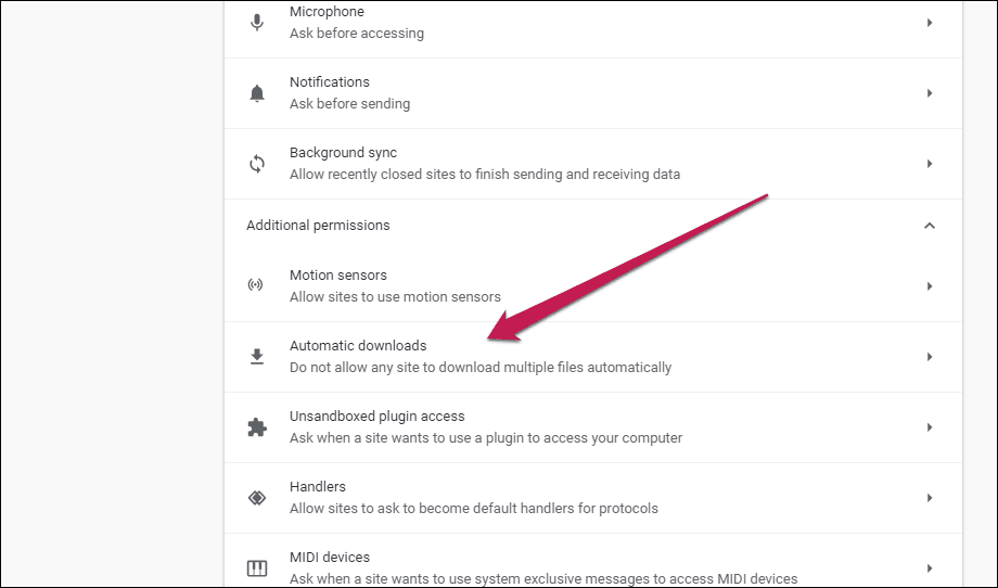 Chrome Automatic Downloads