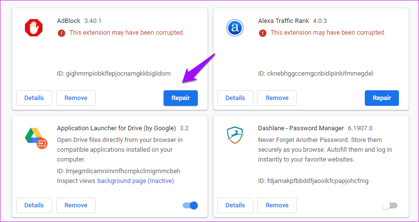 Chrome Extensions Not Syncing 6