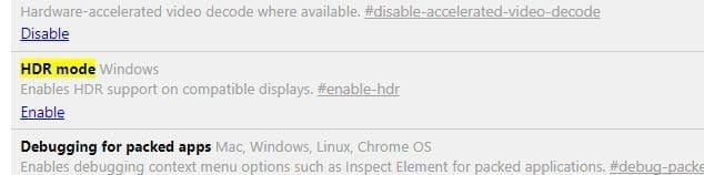 Chrome Hdr