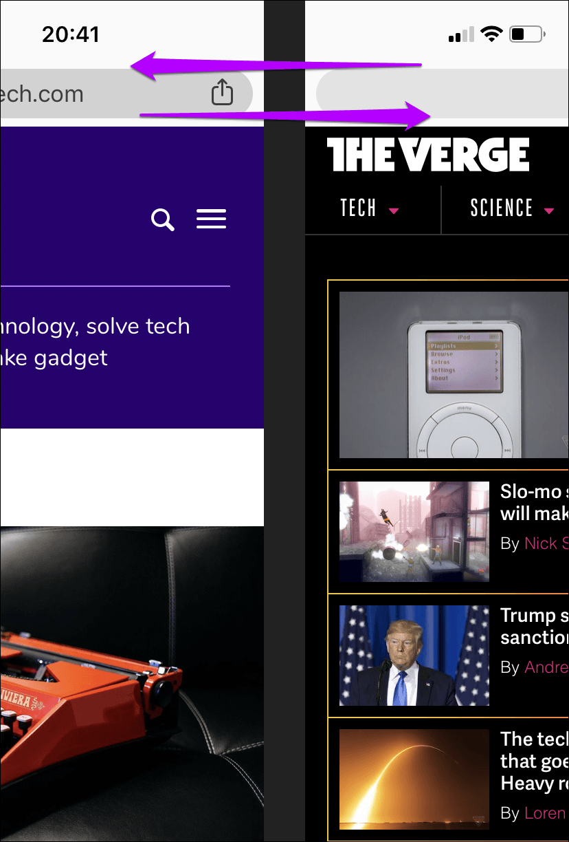 Chrome Iphone Touch Gestures 10