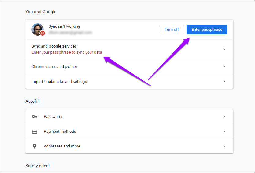 Chrome Passwords Not Syncing Fixes 6