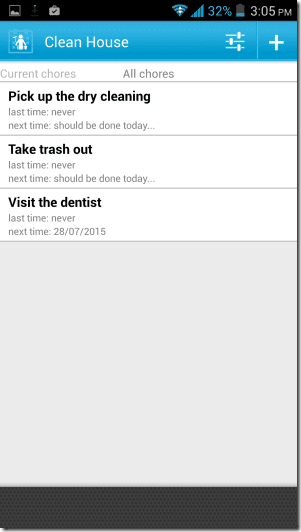 Clean House Simple List
