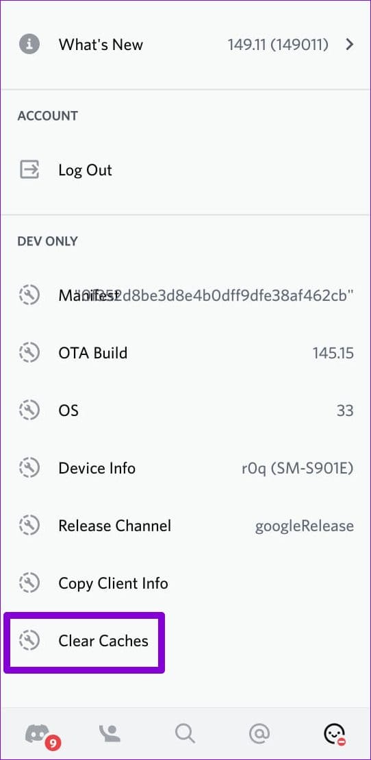 Clear Discord Cache on Mobile