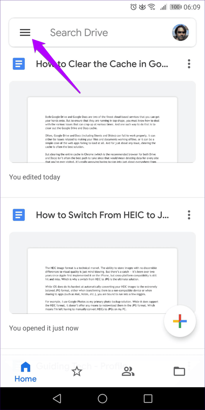 Clear Google Drive And Docs Cache 4